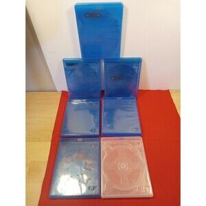 7 EMPTY BLU-RAY CASES/ MULTI DISC CAPACITY/ SEE DESCRIPTION/ FAST SHIP!